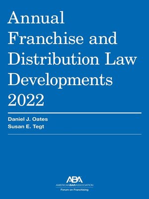 cover image of Annual Developments in Franchise and Distribution Law